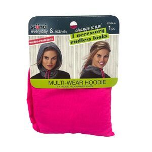 Scunci Everyday & Active Multi-Wear Hoodie and Neckwarmer